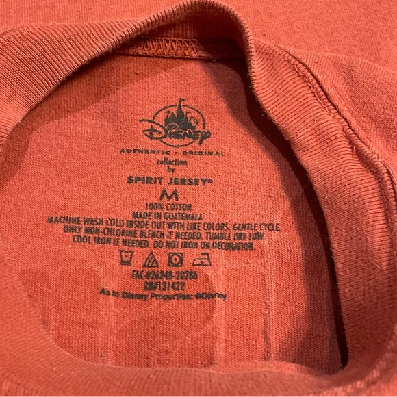 Disney Parks Spirit Jersey Shirt Brick Red Walt Disney World Epcot Est 1971 Sz M - Picture 3 of 3